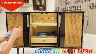 SIÊU PHẨM TỦ ĐÀI VINTAGE VICTOR STL - 661 . KHÔNG CHỈ ĐẸP MÀ CÒN RẤT HAY . LH : 0908217658 HUY DL . 