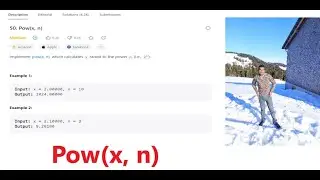 Pow(x, n). Leetcode