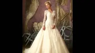 Elegant Lace Mermaid Wedding Dresses 2015 Sale
