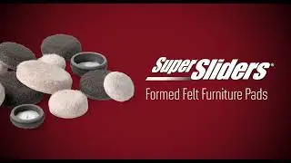 Super Sliders&reg; Formed Felt Furniture Pads