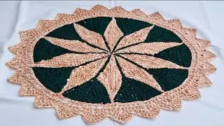 Ghar baithe banayein bde size ka stiylish cloth//#doormats #diy#knitting #paidan nayadesign 