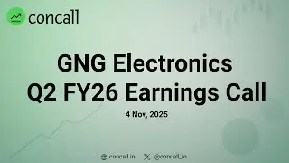 GNG Electronics Ltd Q2 FY26 Earnings Conference Call | Concall.in