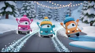 Wheels Go Round in the Snow | Fun Kids Rhyme & Learning Animation 2025