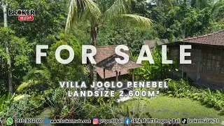 DIJUAL VILLA JOGLO LOS SUNGAI DI TABANAN