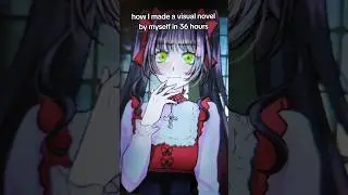 how I made a #visualnovel by myself in only 36 hours
