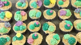 How to make SUCCULENT Cupcakes - CAKE STYLE