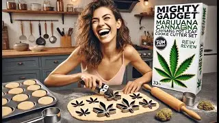 🍪 Mighty Gadget Marijuana Cannabis Pot Leaf Cookie Cutter Set Review 🌿