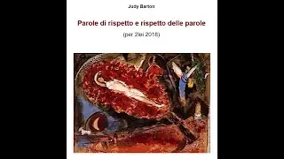 Parole di rispetto e rispetto delle parole, di Judy Barton