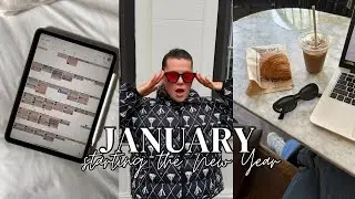 NEW YEAR ENERGY | Setting goals & resolutions, productivity tips & setting the tone for the year