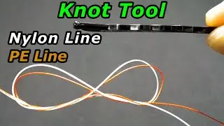 This magical item is that can quickly tie PE and nylon line. Fishing DIY.v119