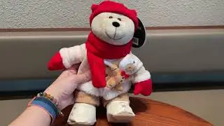 Starbucks Winter Fluffy Barista Bear