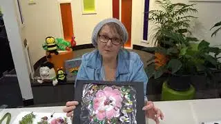 Make a Spring Collage frame with Helen
