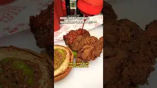 Indian takeout spot makes amazing fried chicken?! #friedchicken #indianfood