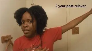 Natural Hair Growth Length Check | 2 Years Post Relaxer