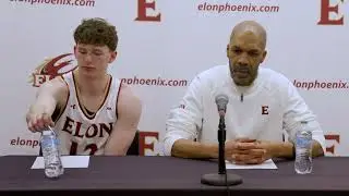 Elon Men's Basketball vs. Towson Postgame Press Conference 1.22.26
