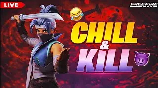 RANK PUSH SILVER TO GOLD🤣| FREE FIRE LIVE 😎