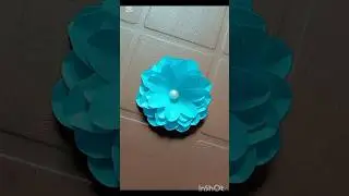 Diy paper Blue💙 Craft flower💠😍 #shorts #videos #views #likes #shortviral #fyp  @Sana_Saleem_Deaf