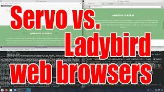 Servo vs. Ladybird new web browsers - How to install and use tutorial - October 2024 - ba2eb6c4