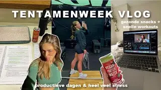 een (tentamen)week in mijn leven *stress*