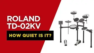 ROLAND TD-02KV - What It Sounds Like Without Headphones (Pad Noise Test)