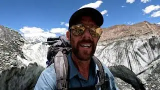 🇵🇰 [4K] Rush Lake Trek. Day 3. Trekking out of The Karakoram Mountains and Across Hoper Glacier.