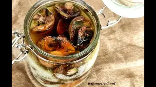 Conserva de setas en sal / Recetas de cocina