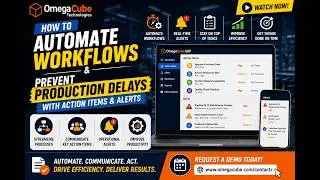 How to Automate Workflows & Prevent Production Delays with Action Items and Alerts?
