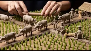 Why Does This Tiny Clay Farm Feel So Real? 🤯🌾