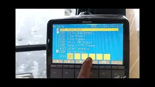 KOMATSU PC 400-8 how to set 6 monitoring for one time testing