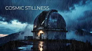 Silent Universe 🌑 Rain Sound for Sleep from a Forgotten Observatory