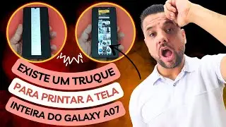 VOC&Ecirc; N&Atilde;O SABIA! 🔥 O Truque do Print Gigante no seu Celular Samsung Galaxy A07