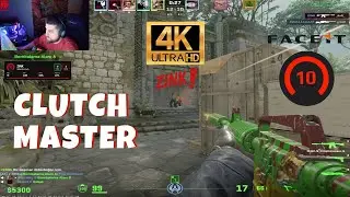 CS2 - Faceit +2500 ELO | CLUTCH MASTER ! de_ancient (CS2 Gameplay)