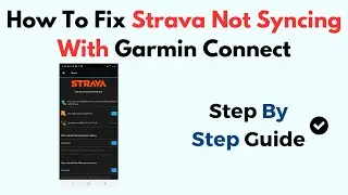 Как исправить ошибку синхронизации Strava с Garmin Connect