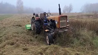 Odpalanie i mulczowanie , ursus c-330 kompresor