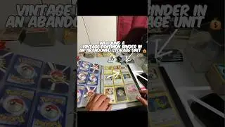The Ultimate 90s TCG Time Capsule: Abandoned Storage Unit Haul POV: #pokemon #storageauction #resell