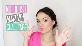No Brush Makeup Challenge! | JennaJMac