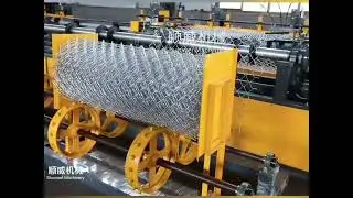 (Double Motor) Chain Link Fence Machine for Sale