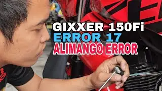 SUZUKI GIXXER 150 Fi ERROR 17 pano mag diagonse (pang 3rd shop na daw kami)