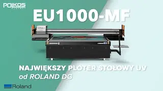 Roland VersaOBJECT EU-1000MF. Wielkoformatowy ploter stołowy UV
