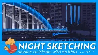 Late-night sketching