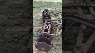 Look what we found at our ranch&hellip;an old disc harrow!