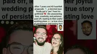 After 7 years and 43 heartfelt proposals 💍, a devoted