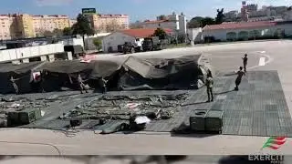 Ex&eacute;rcito instala M&oacute;dulo de Apoio Militar de Emerg&ecirc;ncia, do Agrupamento Sanit&aacute;rio, no HFAR.