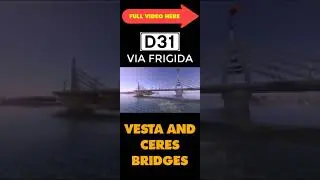 🌉 MINECRAFT D31 HIGHWAY: VESTA AND CERES BRIDGES FROM ABOVE 🚁🎥