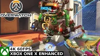 Overwatch - Xbox One X Gameplay - S14 Competitive on Ilios #10 [4K 60FPS]