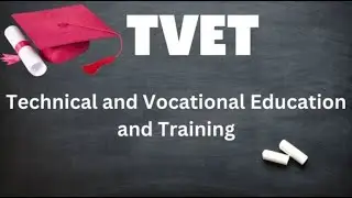 TVET:🎓📚 learning to equip students with the technical knowledge and skills needed in the workplace.🎓