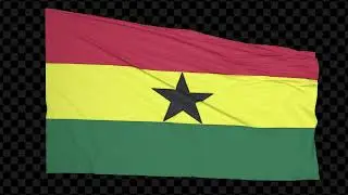 PNG sequence of Ghana national flag
