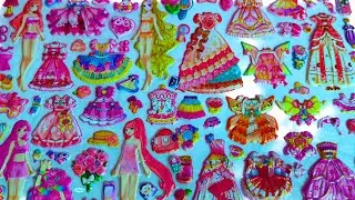 Dress up Change Stickers Collection | Costume Change Sticker Collection #sticker #sanrio #dress #diy