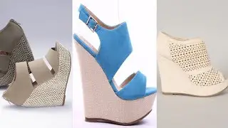 Wedge flip flop Sandals/Ultra modern shoes for girl/Fancy Heel Slingback open toe Summer sandals2023