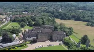 Battle Abbey England 1066 - from the air